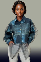 Load image into Gallery viewer, Denim Illusion Blouse
