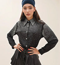 Load image into Gallery viewer, Rhinestones Blouse
