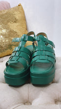 Load image into Gallery viewer, Green High Sandal
