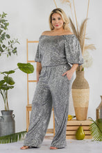 Load image into Gallery viewer, Off Shoulder Sequin Set
