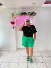 Load image into Gallery viewer, Rhinestones Bow Cropped Top
