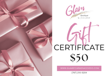 Load image into Gallery viewer, Glam Gift Certificate
