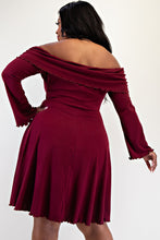 Load image into Gallery viewer, Chic Off-Shoulder Short Dress
