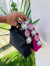 Load image into Gallery viewer, Rhinestones and Pearls Bag
