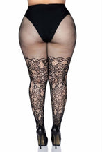 Load image into Gallery viewer, Floral Lace Net Stockings
