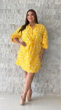 Load image into Gallery viewer, Eyelet Button Down Short Dress
