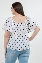 Load image into Gallery viewer, Romance Chic Polka Dot Blouse
