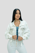 Load image into Gallery viewer, Glam Rhinestones Denim Jacket
