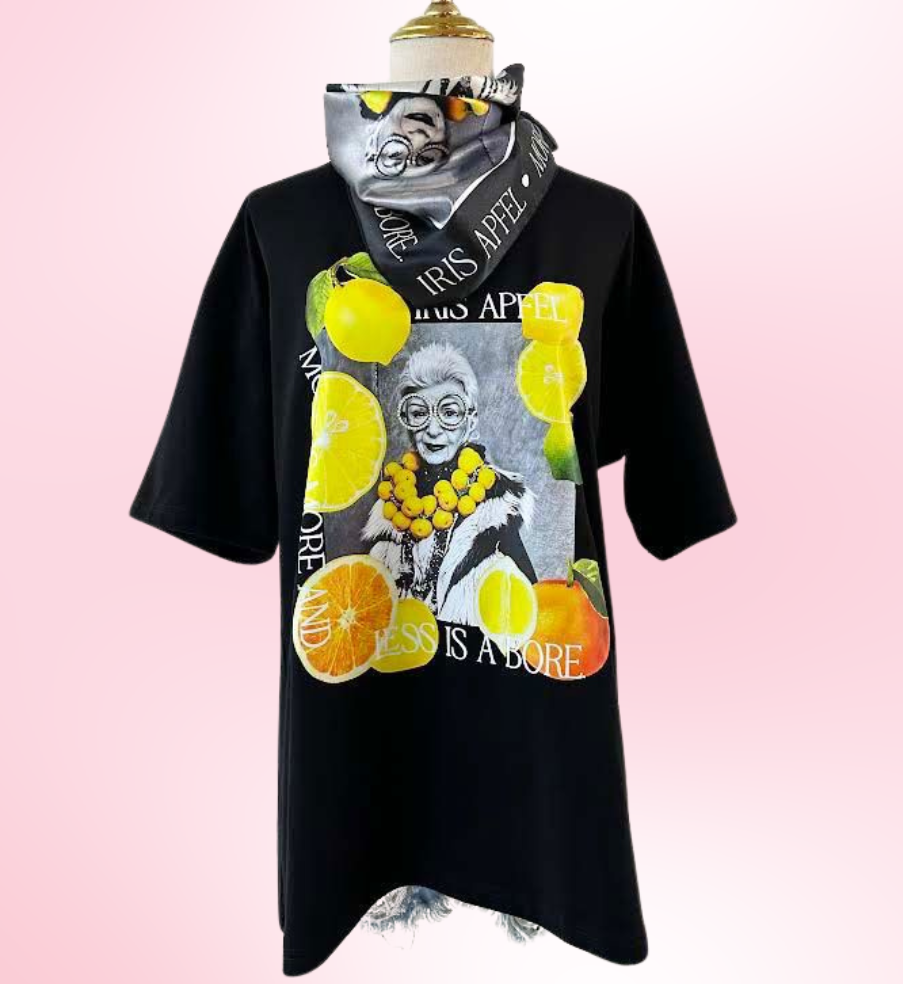 Iris Citrus Attitude Oversize T-Shirt