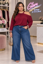 Load image into Gallery viewer, The After Glow Cold Shoulder Top
