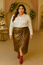 Load image into Gallery viewer, Animal Print Luxe Skirt
