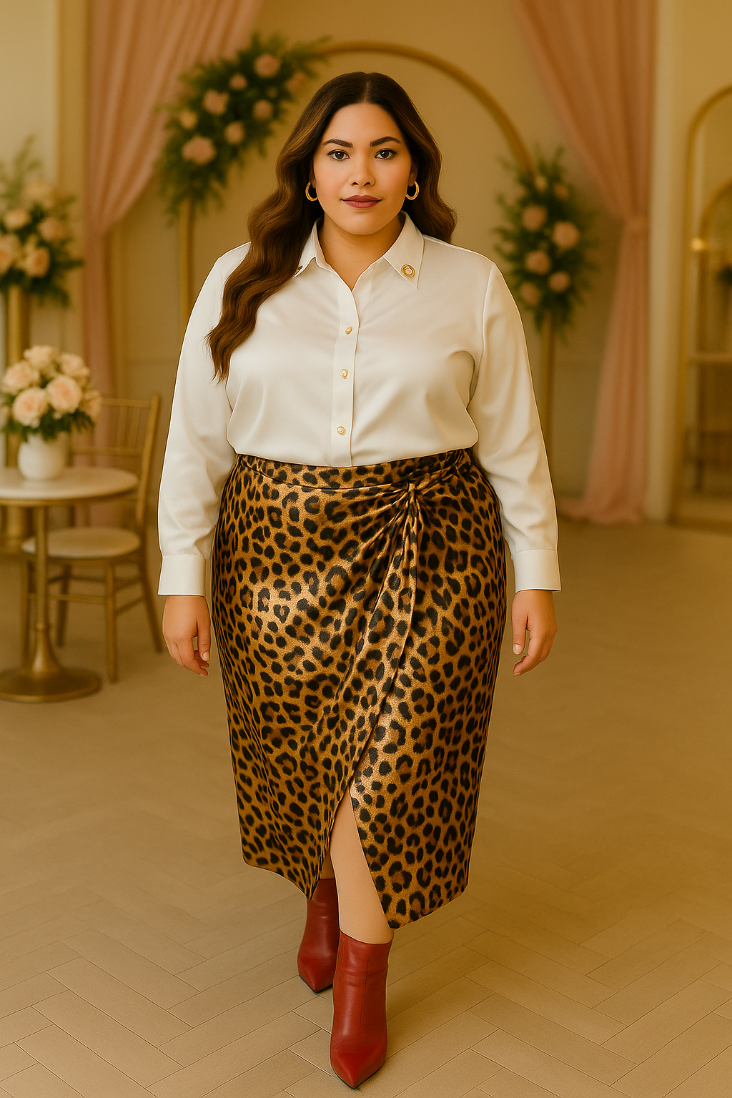 Animal Print Luxe Skirt