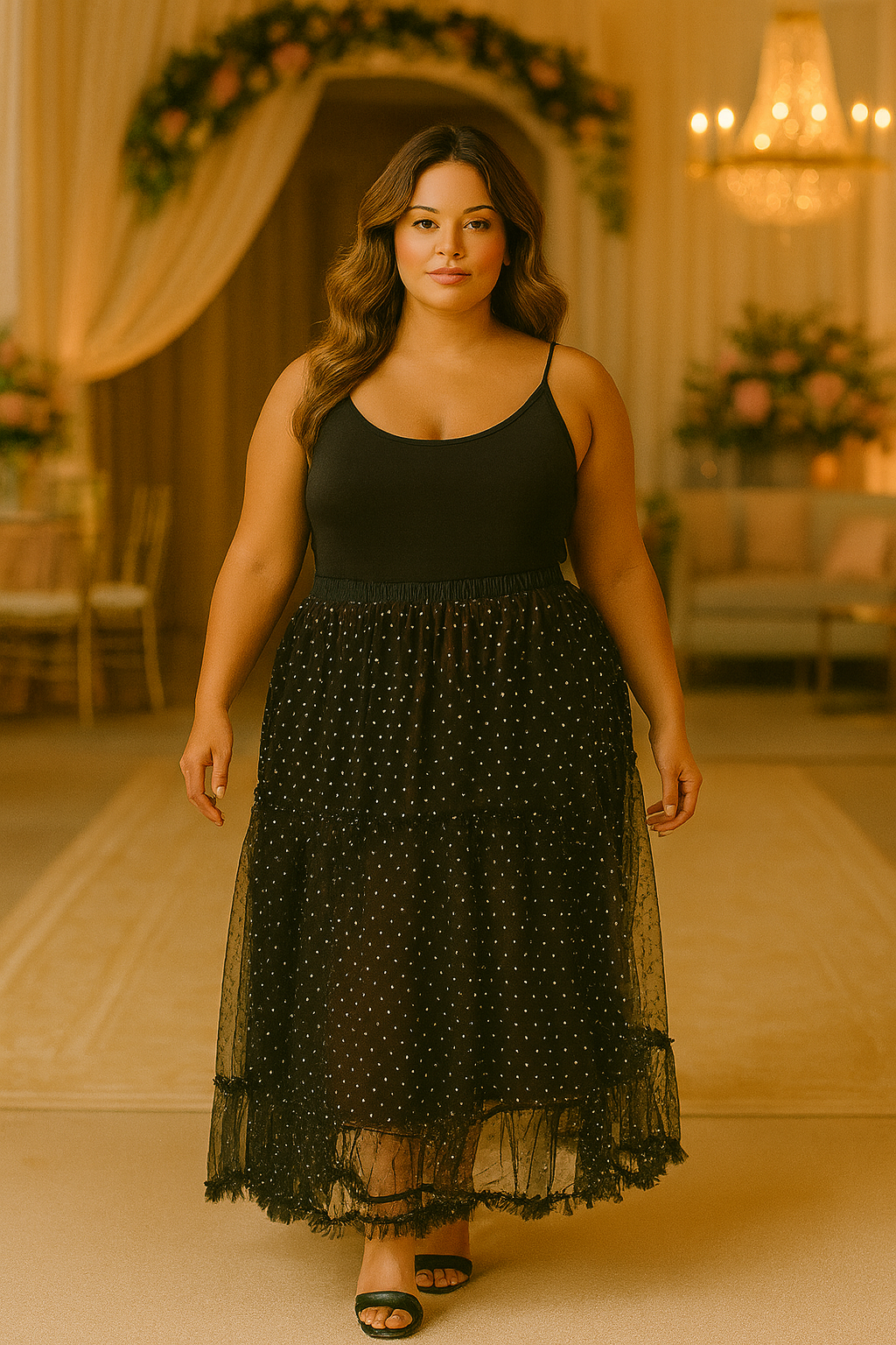 Polka Dots Tul Skirt