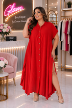 Load image into Gallery viewer, Effortless Flow Oversize Maxi Dress
