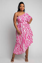 Load image into Gallery viewer, Pink Zebra Print Dress
