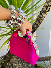 Load image into Gallery viewer, Rhinestones and Pearls Bag
