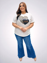 Load image into Gallery viewer, Leopard Heart T-Shirt
