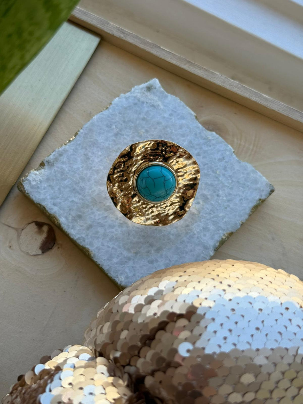 Isla Turquesa Statement Ring