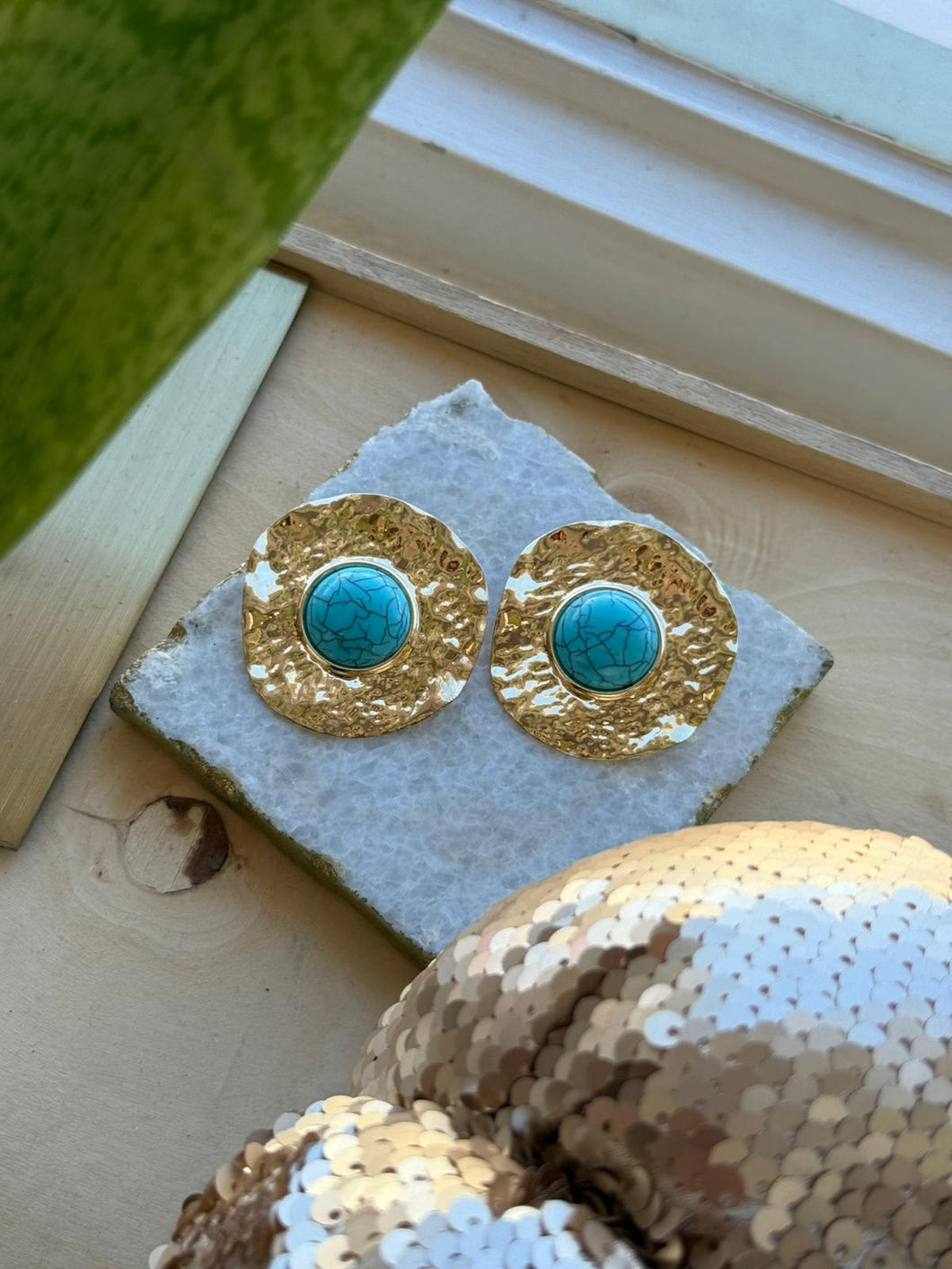 Isla Turquesa Statement Earrings