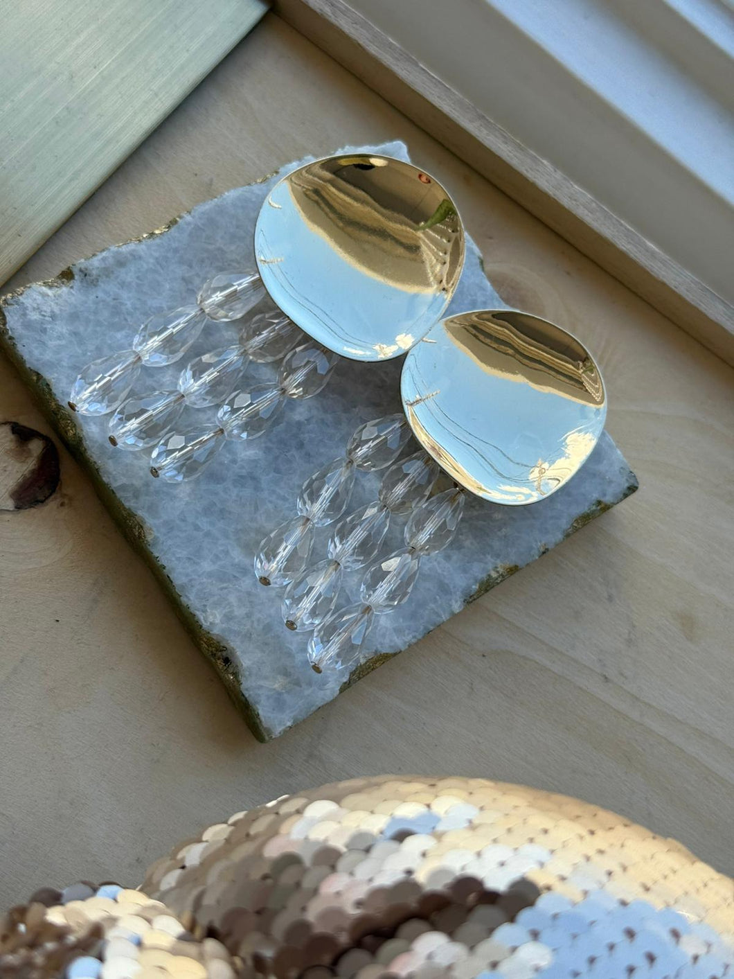 Crystal Glam Statement Earrings