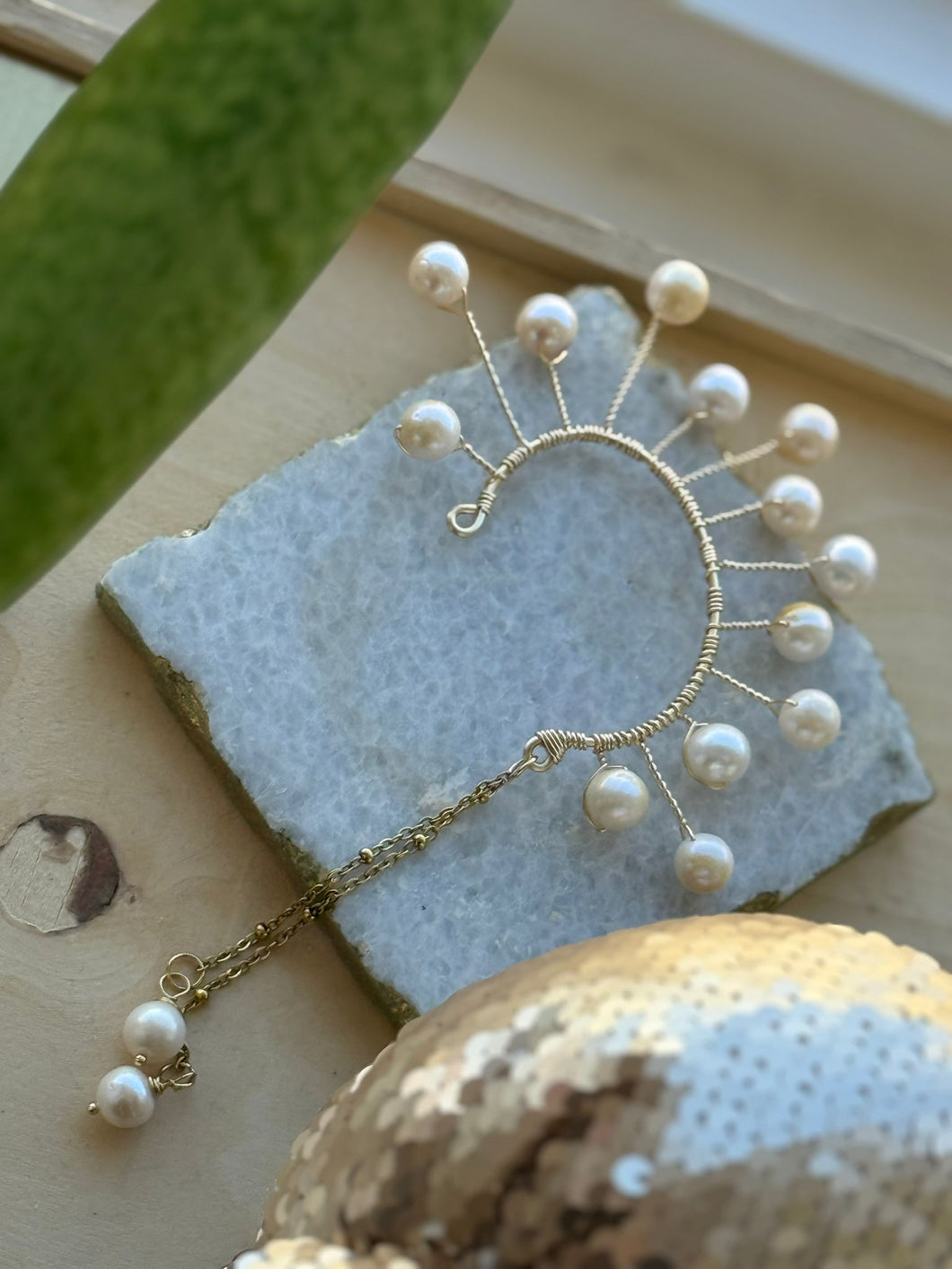 Pearls Constellation Ara Cé Ear Cuff