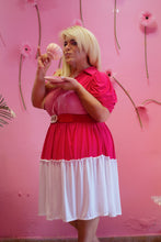 Load image into Gallery viewer, Short Pink Ruffle Dress
