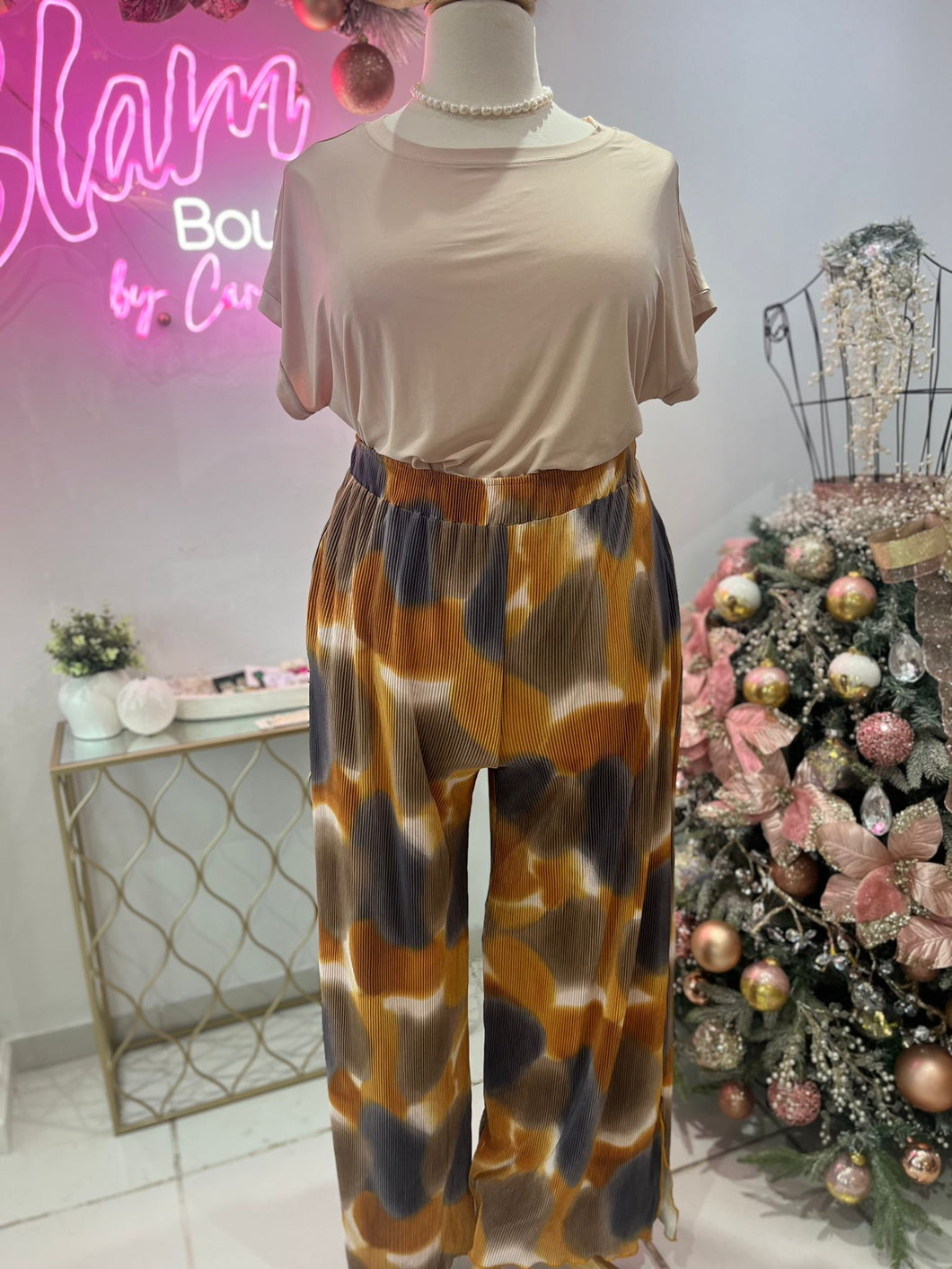 Abstract Print Pant