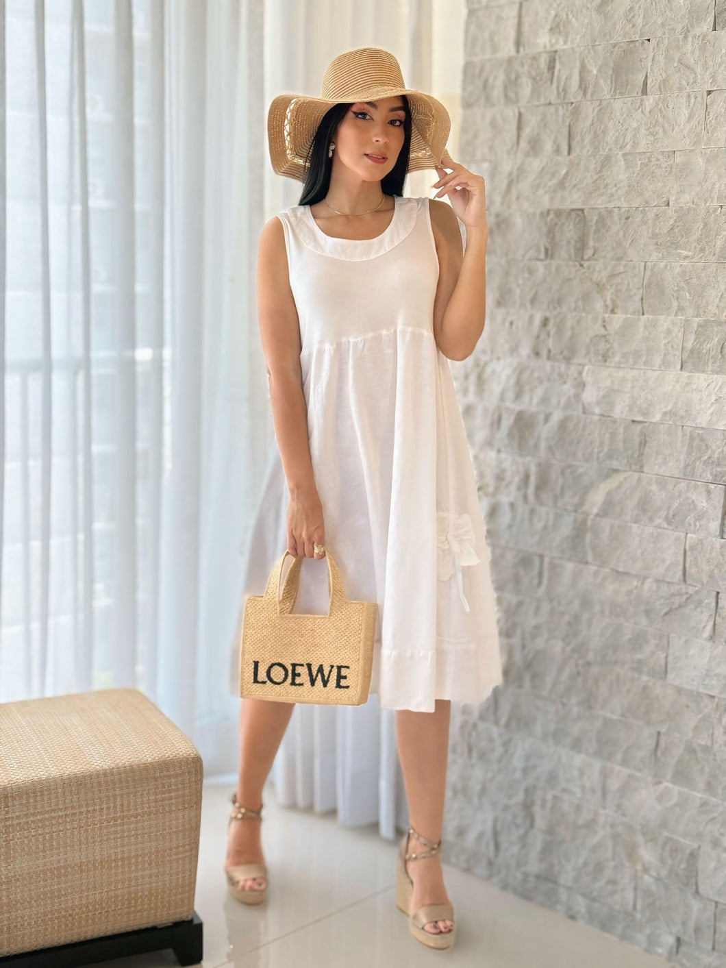 Encanto de Sol - Linen Dress