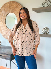 Load image into Gallery viewer, Chic Polka Dot Blouse
