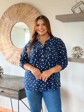 Load image into Gallery viewer, Chic Polka Dot Blouse
