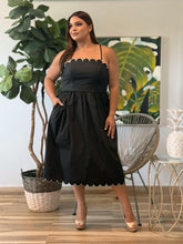 Load image into Gallery viewer, Scalloped Charm Midi Dress
