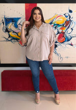 Load image into Gallery viewer, Soft Neutral Chic Blouse
