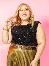 Load image into Gallery viewer, Sequin Sleveless Blouse
