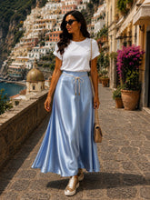 Load image into Gallery viewer, Midi Satin Italian Skirt
