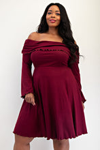 Load image into Gallery viewer, Chic Off-Shoulder Short Dress

