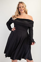 Load image into Gallery viewer, Chic Off-Shoulder Short Dress
