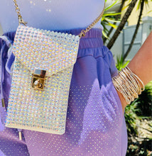 Load image into Gallery viewer, Rhinestones Belt Clutch &amp; Crossbody Bag
