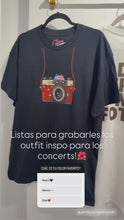 Load and play video in Gallery viewer, Retro Camera T-Shirt
