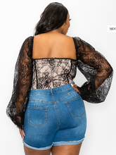 Load image into Gallery viewer, Lace Corset Bodysuit
