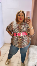 Load image into Gallery viewer, Pink Animal Print Tunic
